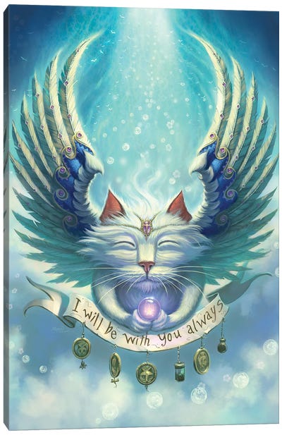 Be With You Always Canvas Art Print - Wings Art