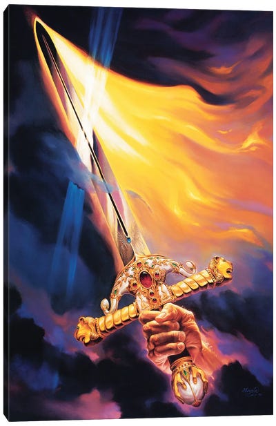 Sword Of The Spirit Canvas Art Print - Jeff Haynie