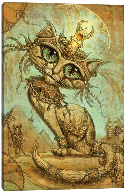 Cleocatra Canvas Art Print - Jeff Haynie