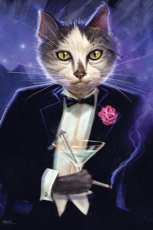 Cool Cat by Jeff Haynie wall art