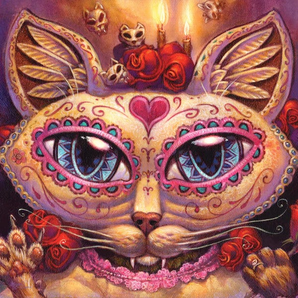 Jeff Haynie: Day Of The Dead Cat by Jeff Haynie