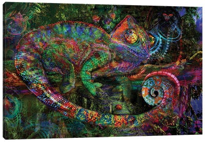 Chameleon Canvas Art Print - Jumbie