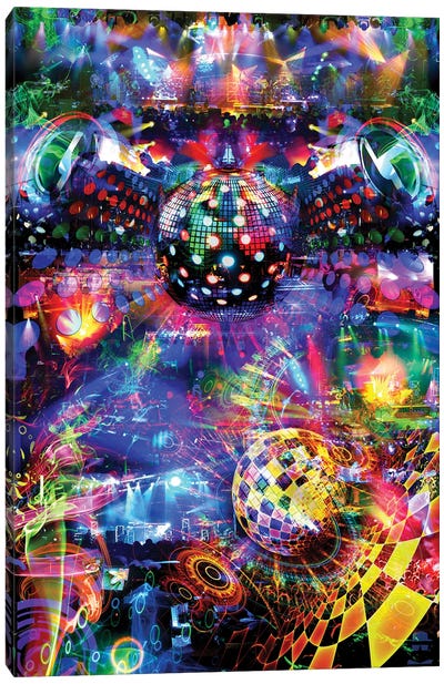 Disco Canvas Art Print - Disco Balls