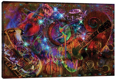 DMB Canvas Art Print - Psychedelic & Trippy Art