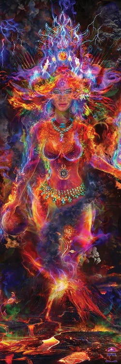 Fire Goddess by Jumbie wall art