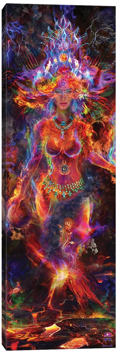 Fire Goddess Canvas Art Print - Mythological Figures