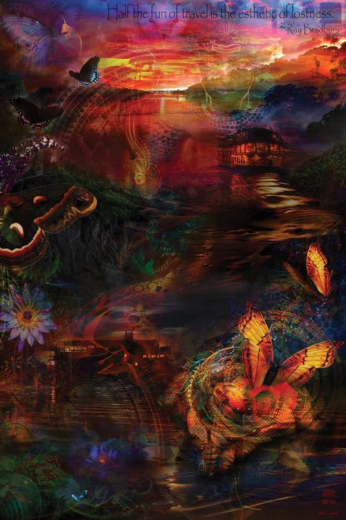 Amazon Travels by Jumbie wall art