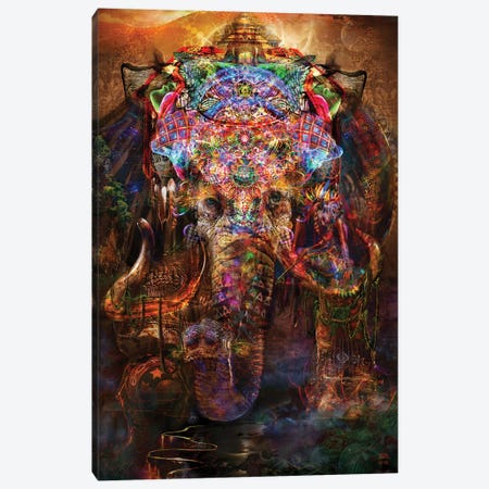 Ganesha Canvas Print #JIE30} by Jumbie Canvas Artwork