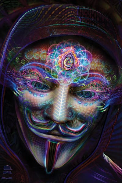 Movie Characters: Guy Fawkes Eyes Open by Jumbie