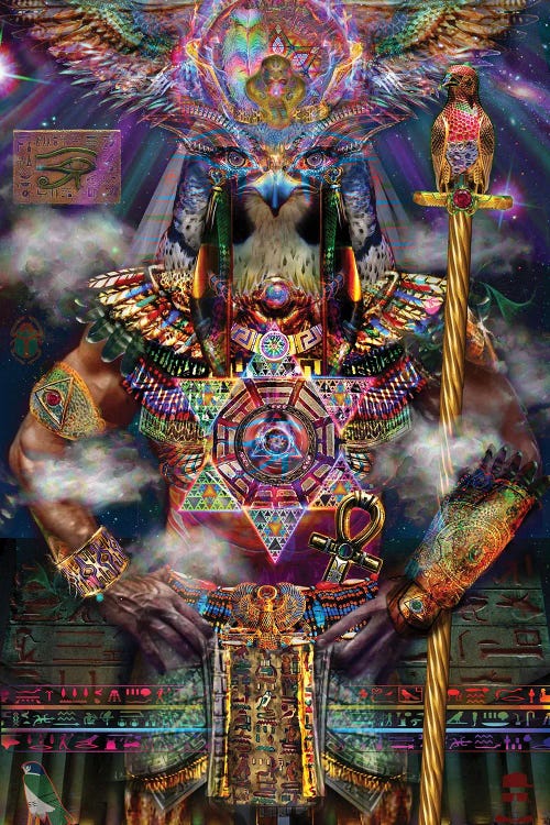 Horus by Jumbie wall art