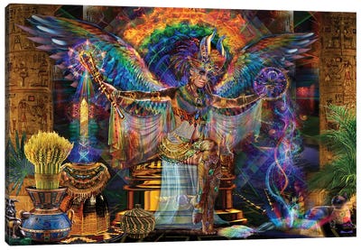 Isis Canvas Art Print - Psychedelic & Trippy Art