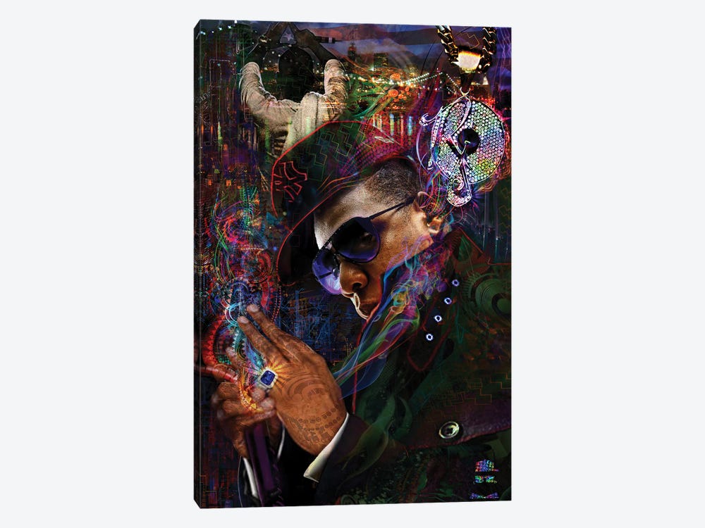 Jay Z by Jumbie 1-piece Canvas Art Print