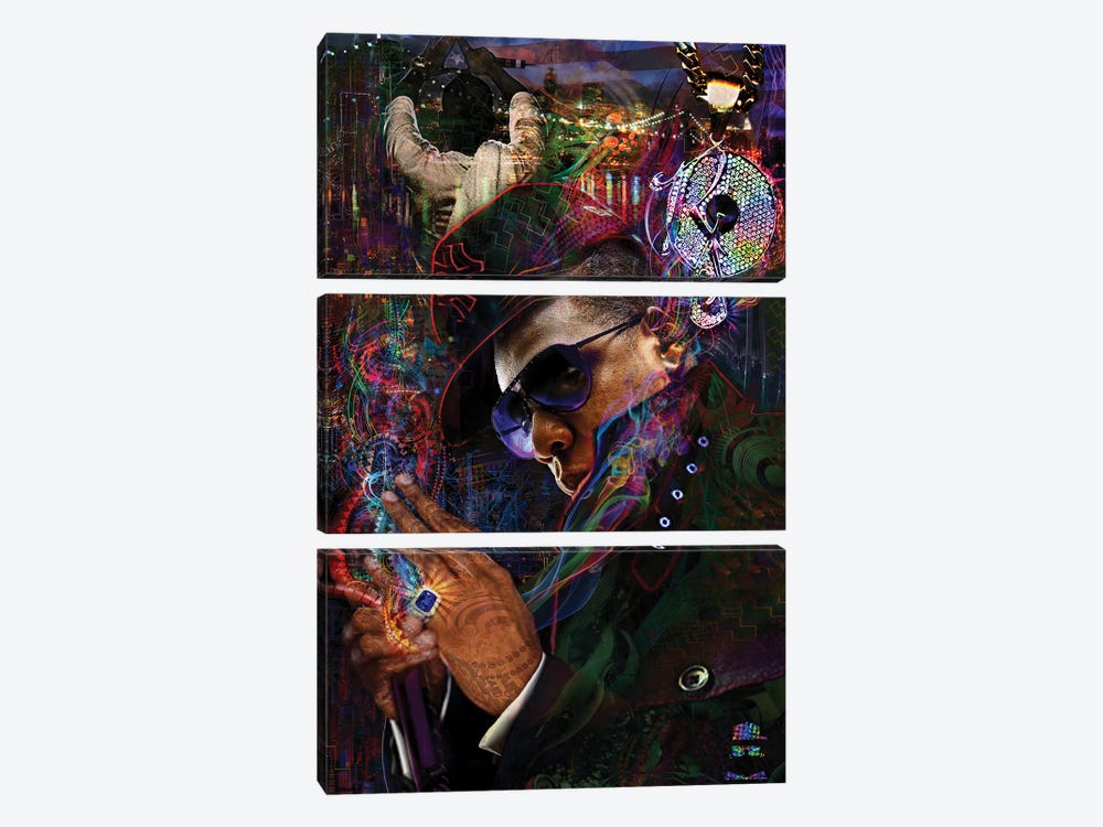 Jay Z by Jumbie 3-piece Art Print