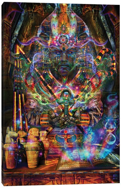 Osiris Canvas Art Print - Psychedelic & Trippy Art