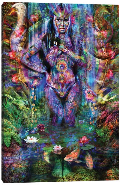 Padma Canvas Art Print - Psychedelic & Trippy Art