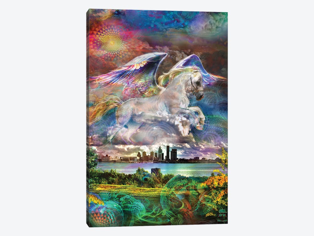 Pegasus by Jumbie 1-piece Canvas Artwork