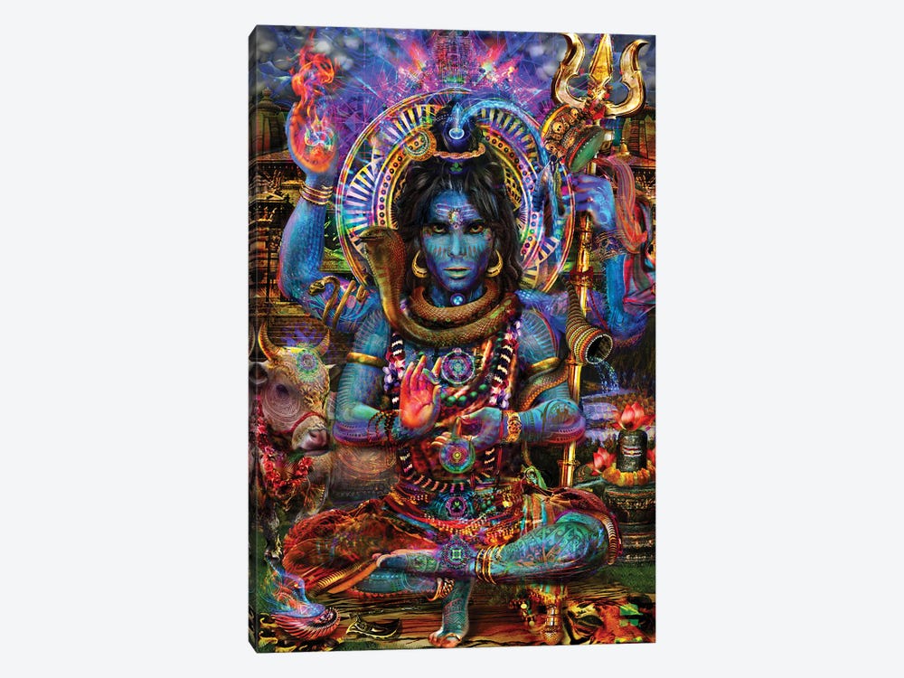 Shiva by Jumbie 1-piece Canvas Art