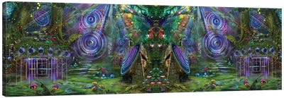 Sound Garden Butterfly Canvas Art Print - Psychedelic Dreamscapes