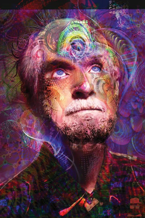 Timothy Leary by Jumbie wall art