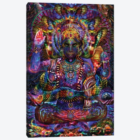 Vishnu Canvas Print #JIE78} by Jumbie Canvas Wall Art