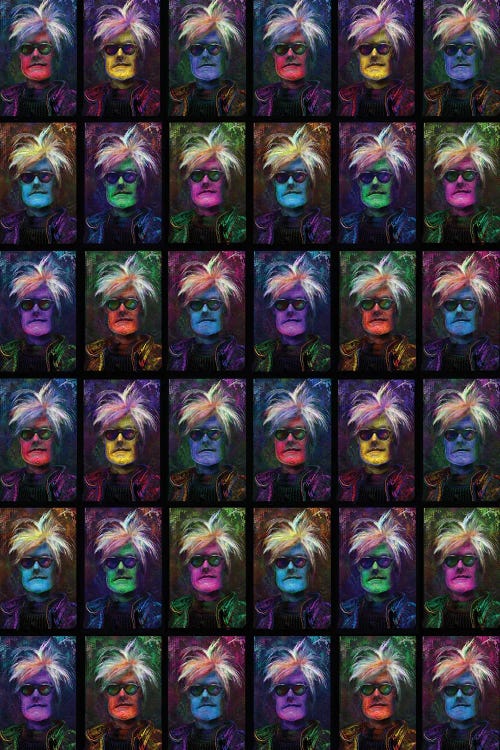 Warhol Repeat by Jumbie wall art