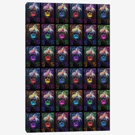 Warhol Repeat Canvas Print #JIE80} by Jumbie Canvas Print