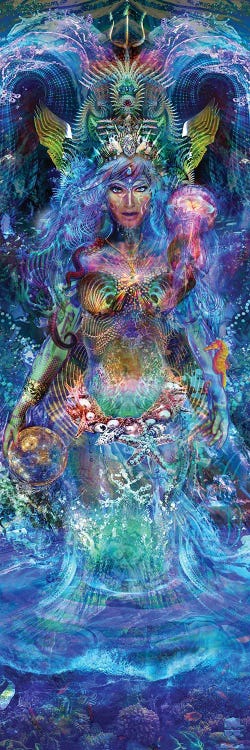 Water Goddess by Jumbie wall art