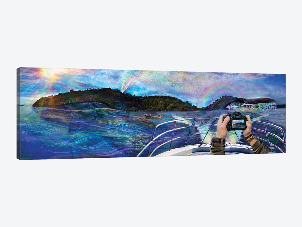 Whale Named Gaia by Jumbie 1-piece Canvas Art