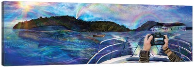 Whale Named Gaia Canvas Art Print - Jumbie