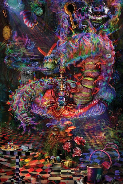 Fictional Characters: Wonderland Caterpillar by Jumbie