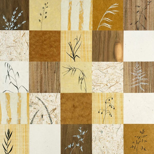 Floral & Botanical Patterns: Patchwork Of Leaves Ii by Julieann Johnson