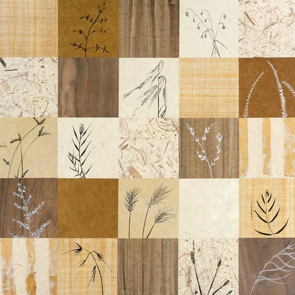 Floral & Botanical Patterns: Patchwork Of Leaves I by Julieann Johnson