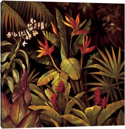 Seminyak II Canvas Art Print - Tropical Leaf Art