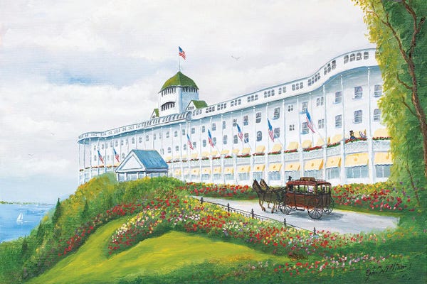 Michigan: Grand Hotel by Jim Williams