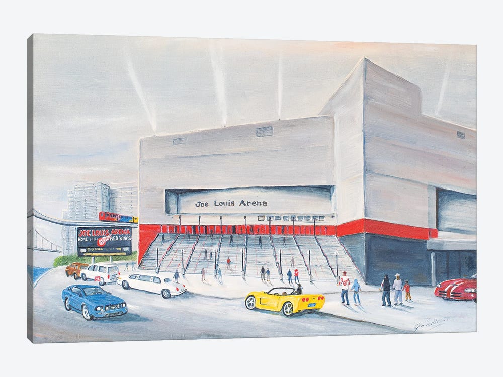 Joe Louis Arena by Jim Williams 1-piece Canvas Wall Art