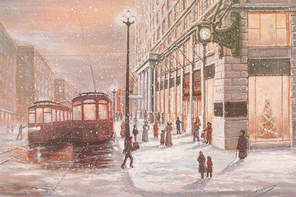 Snow: Marshall Fields, A Bygone Era by Jim Williams