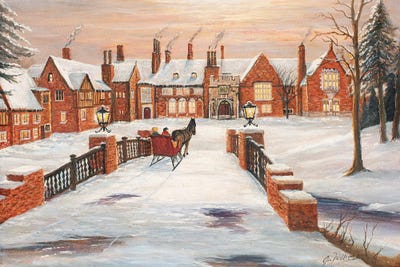 Meadow Brook Winter by Jim Williams framed wall art