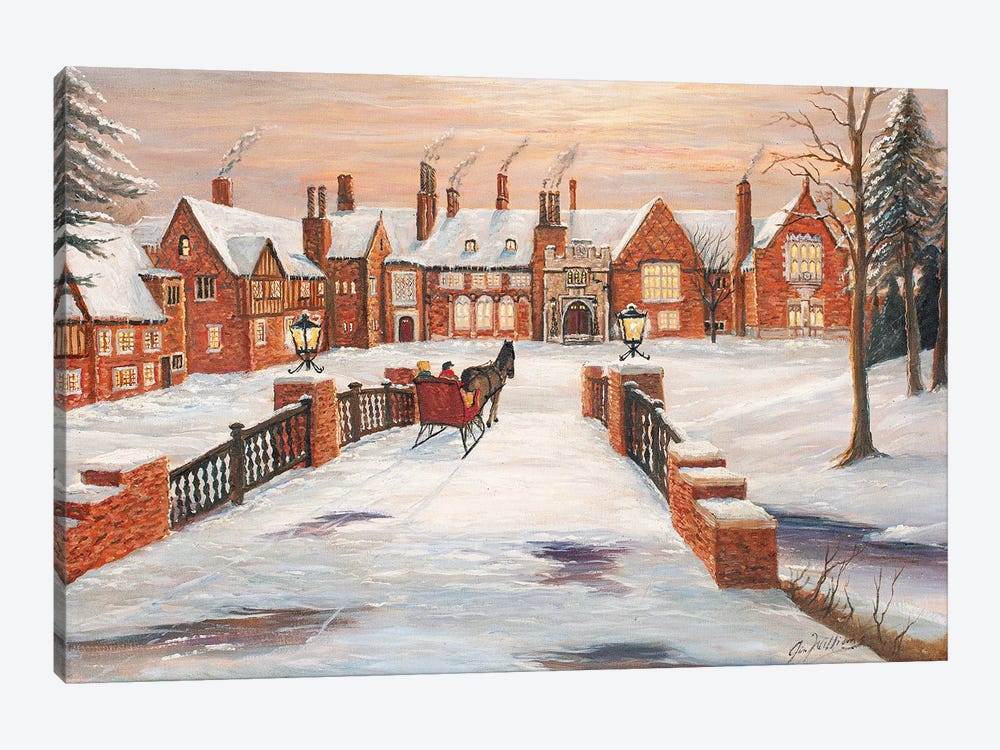 Meadow Brook Winter by Jim Williams 1-piece Canvas Artwork