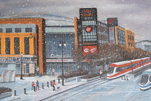 Michigan: Pistons at Little Caesars by Jim Williams