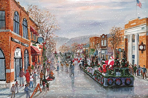 Jim Williams: Rochester Christmas Parade by Jim Williams