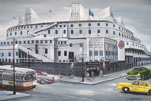Jim Williams: Briggs Stadium by Jim Williams