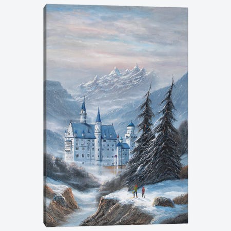 Schloss Neuschwanstein Canvas Print #JIW31} by Jim Williams Canvas Artwork