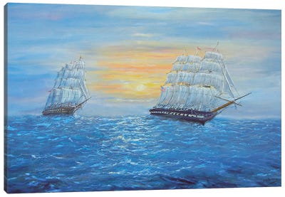 Ship USS Constitution Canvas Art Print - Jim Williams