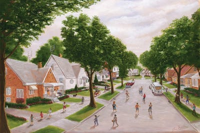 The Old Neighborhood by Jim Williams framed wall art