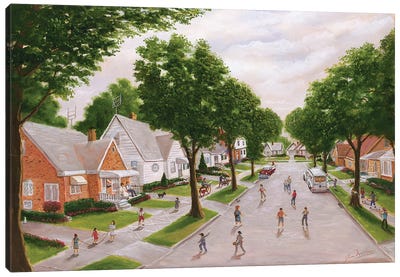 The Old Neighborhood Canvas Art Print