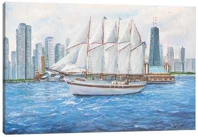 The Windy Canvas Art Print - Jim Williams
