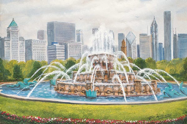 Jim Williams: Buckingham Fountain by Jim Williams