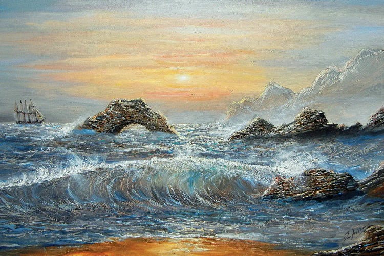 Wendis Bathroom California Coast by Jim Williams wall art