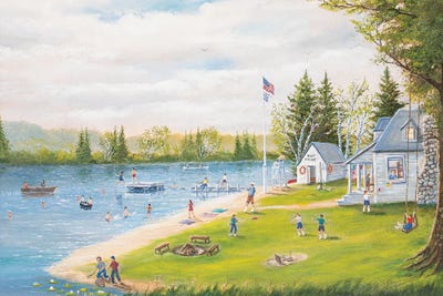 Camp Runamuck by Jim Williams framed wall art