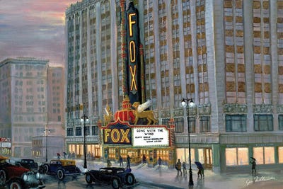 Fox Theater by Jim Williams framed wall art
